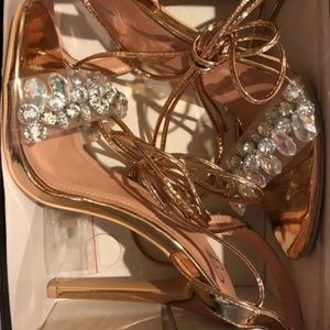 Rhinestone heels